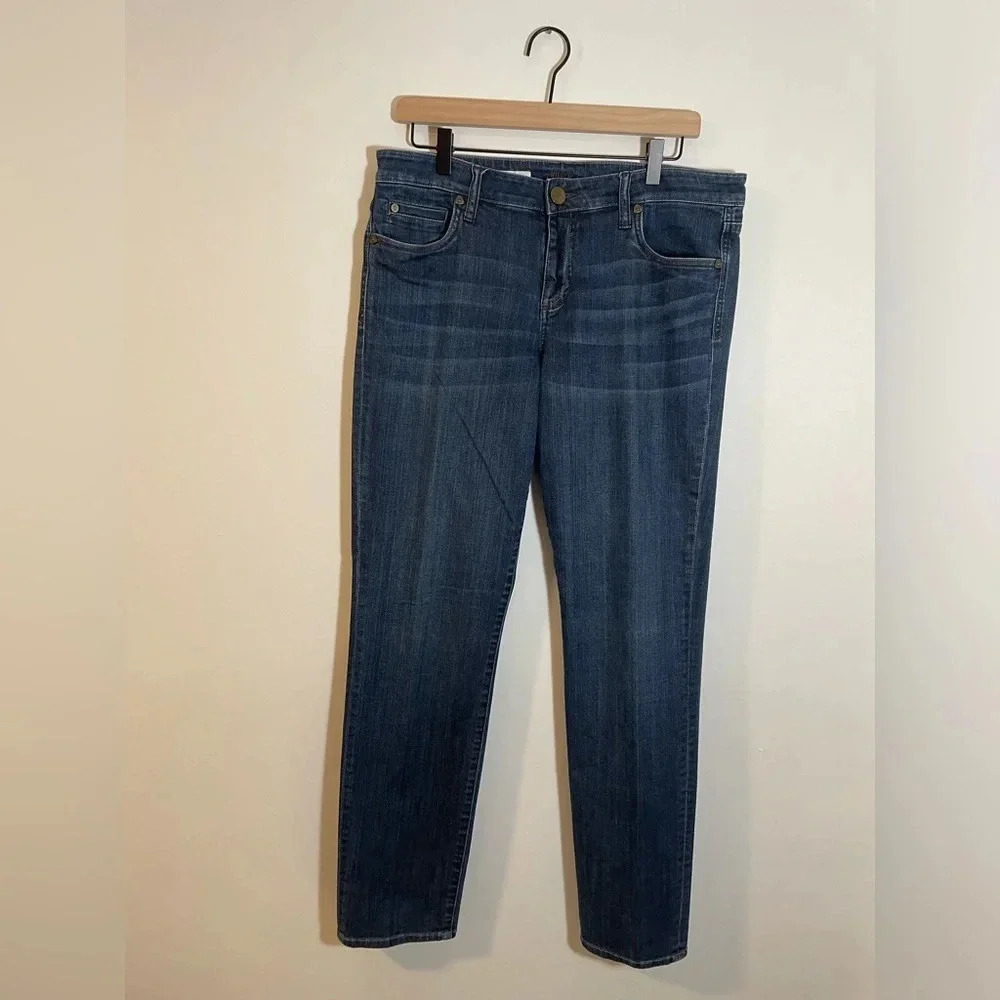 KUT FROM THE KLOTH Diana Skinny Size 10 Mid Rise Medium Wash Jeans
